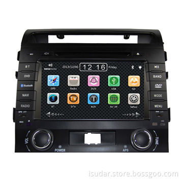 Car GPS System for Toyota Land Cruiser LC200 2004-2011, NAV/CD/MP3/DVD/USB/SD/BT, w/7" TFT Monitor